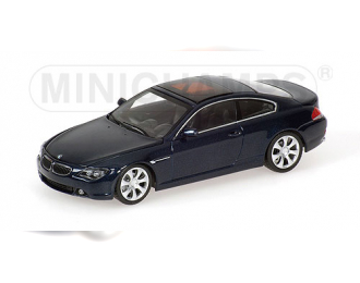 BMW 6 Series Coupe E63 (2006), dark blue metallic