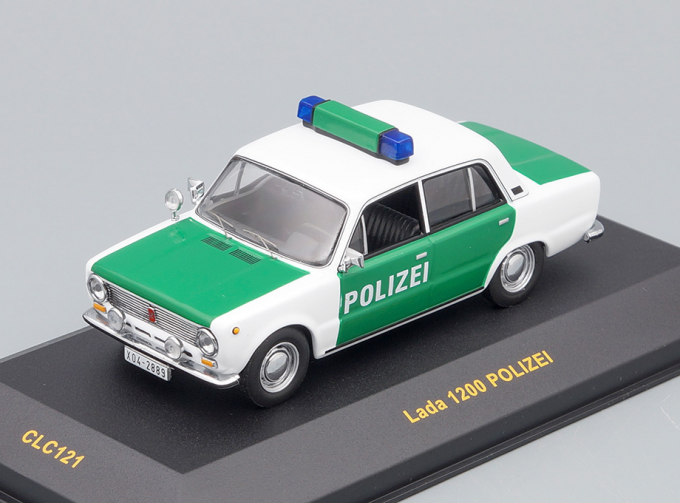 LADA 1200 Polizei, green / white