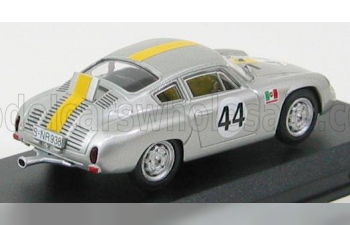 PORSCHE 1600gs Abarth N 44 Targa Florio 1962 Conte - Pucci - Barth, Silver Yellow