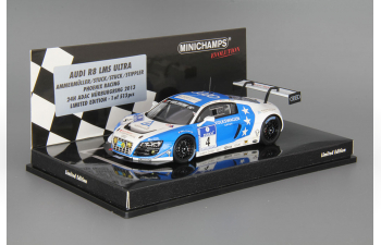 AUDI R8 LMS Ultra Phoenix Racing Stippler 24h ADAC Nurburgring (2013), white / blue