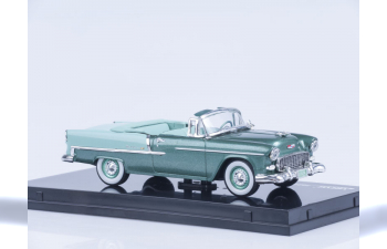 CHEVROLET Bel Air Open Convertible (1955), neptune green