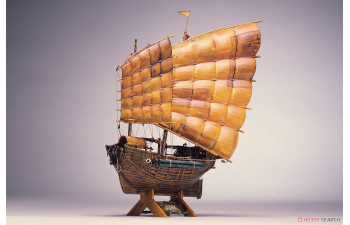 Сборная модель китайское парусное судно Джонка 1880