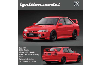MITSUBISHI Lancer Evolution IV (CN9A), red