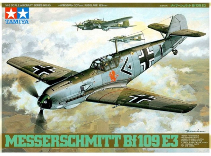 Сборная модель Messerschmitt Bf109 E-3