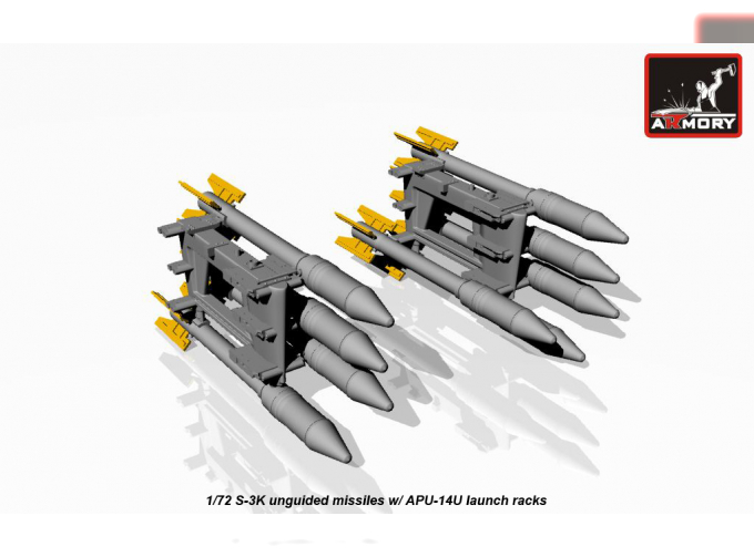 Неуправляемые ракеты С-3К с пусковым устройством АПУ-14У