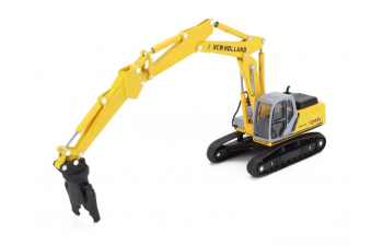 NEW HOLLAND E245 Mf Demolition Escavatore Cingolato Tractor Excavator, Yellow Grey Black