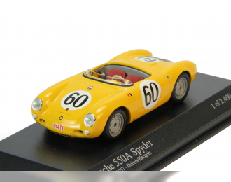 PORSCHE 550 Spyder 24h Le Mans Dubois / Hecquin (1957), yellow