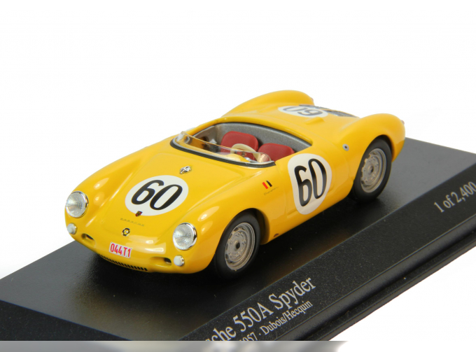 PORSCHE 550 Spyder 24h Le Mans Dubois / Hecquin (1957), yellow