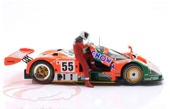 Фигурка гонщика Mazda 787 