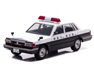 NISSAN Cedric (YPY30) *High Way Police Car Kanagawa 505* (1984), black / white