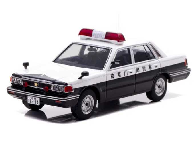 NISSAN Cedric (YPY30) *High Way Police Car Kanagawa 505* (1984), black / white