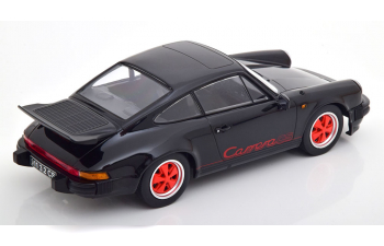 PORSCHE 911 Carrera 3.2 (1989), schwarz/rot