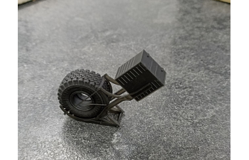 Держатель запасного колеса (ДЗК) КРАЗ-255Б поздний