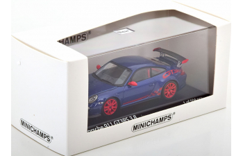 PORSCHE 911 (997) GT3 RS 3.8 (2009), bluemetallic red