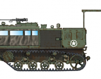 Сборная модель Транспортер MD M4 High Speed Tractor (155mm/8-in/240mm)