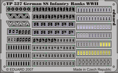 Фототравление German Infantry Ranks WWII