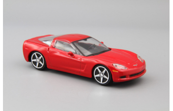 CHEVROLET Corvette (2004), red