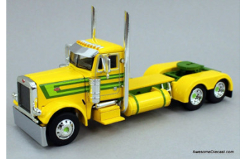 Peterbilt 379 Day Cab w/Lode Distinction Tri-Axle Hopper Trailer, Green/Yellow