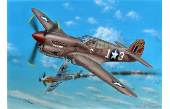 Сборная модель P-40K-1/5 Warhawk 'Short Tail'