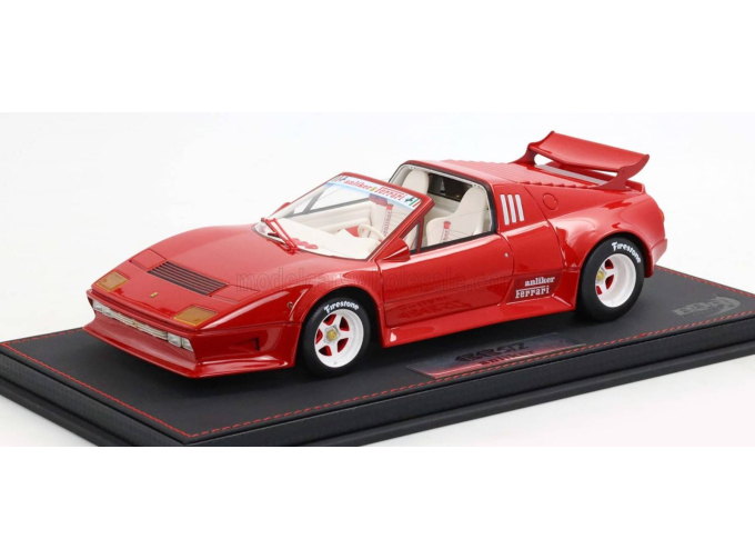 FERRARI 512 BB Targa Anliker Open Roof WITH SHOWCASE (1984), red