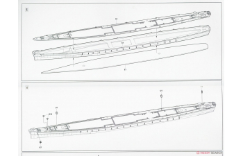Сборная модель USS San Diego CL-53 1944 Deluxe Edition
