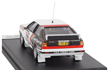 AUDI Quattro (night Version) N 2 Winner Rally Scottish (1982) Hannu Mikkola - Arne Hertz, White Red