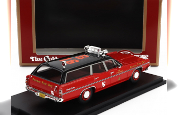 FORD USA Galaxie Sw Station Wagon Chicago Fire Engine Department (1970), Red Black