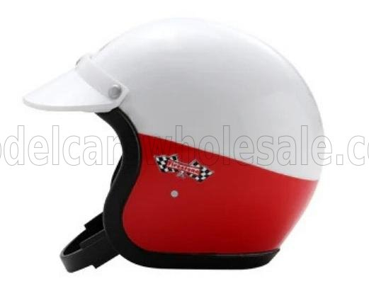 HELMET F1 Casco Helmet Lorenzo Bandini 312 F1-67 Team Ferrari Season (1967), Red White