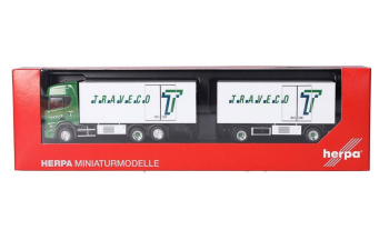 SCANIA CR20 HD Traveco, зеленый/белый