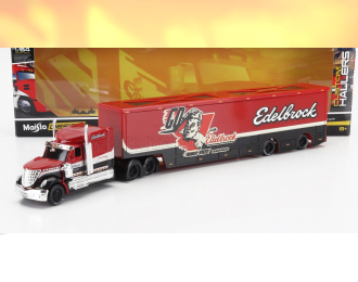 INTERNATIONAL Truck Car Transporter Edelbrock (2021), Red Black