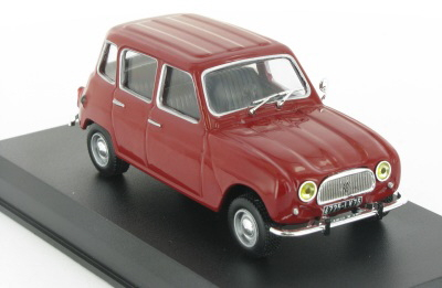 RENAULT 4 L de 1962, серия Auto Plus La Collection 25, темно-красный