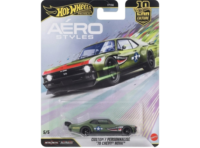 CHEVROLET Nova Custom (1970), green