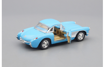 CHEVROLET Corvette (1957), blue / white