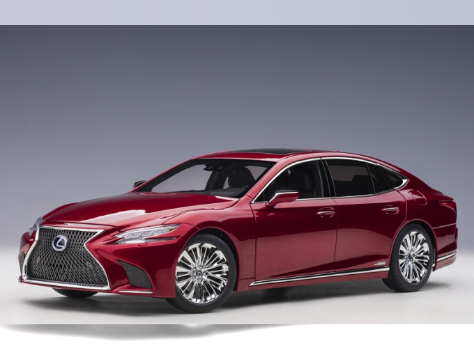 Lexus LS 500h (metallic red)