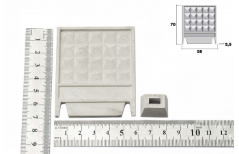 Набор молдов для литья забора ПО-2 в М1/43
