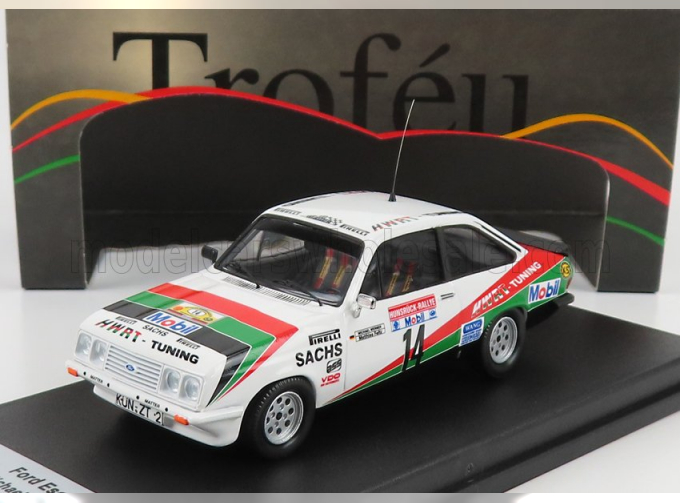 FORD Escort Mkii Rs 2000 N14 Rally Hunsruck (1984) M.werner - M.feltz, White Red Green