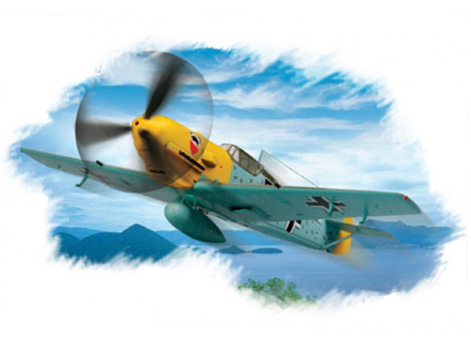 Сборная модель Bf109E-3 Easy Assembly