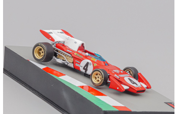 FERRARI 312 B2 №4 Jacky Ickx (1971), red