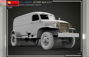 Сборная модель CHEVROLET G7105 4x4 Truck Panel Van Military 1955