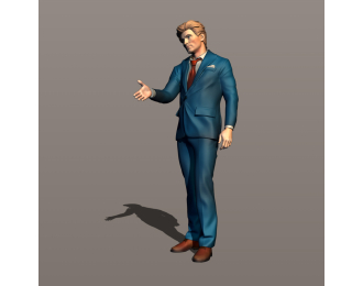 Фигурка 646 Джентельмен 2, окрашенная