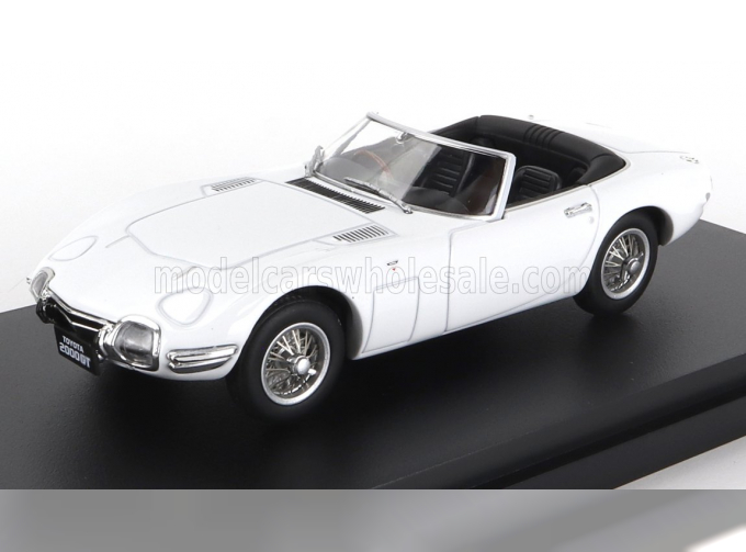 TOYOTA 2000gt Spider Open Bond Car (mf10) (1967) (tv-series The Same Of 007 James Bond), White