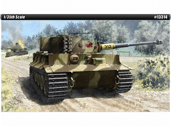 Сборная модель Танк Pz.Kpfw.VI Тигр I поздний выпуск