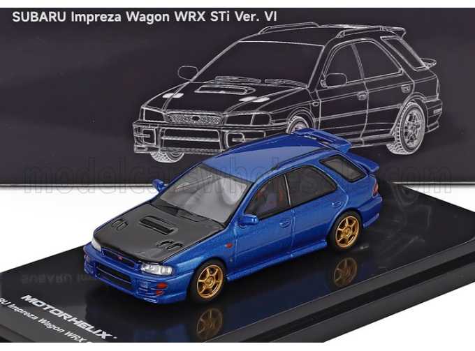SUBARU Impreza Wrx Sw Station Wagon (2001), Blue