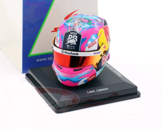 MINI HELMET Racing Bulls VCARB 02 Singapore GP Formula 1 Liam Lawson (2025)