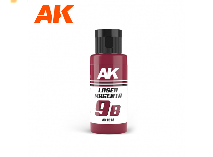 Краска акриловая Dual Exo 9B - Laser Magenta, 60ml