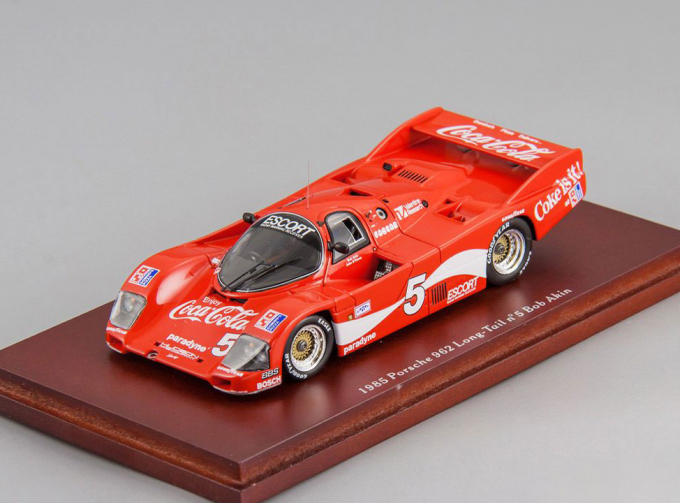 Porsche 962 #5 Coca-Cola long tail 1985 Bob Akin - John O`Steen