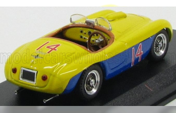 FERRARI 166mm Spider N14 Winner Mar De Plata (1950) C.Menditeguy, Yellow Blue