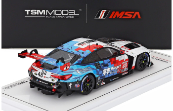 BMW 4-series M4 Gt3 Evo Team Paul Miller Racing №48 Imsa 24h Daytona (2025) Augusto Farfus - Dan Harper - Max Hesse - Jesse Krohn, White Black Red Blue