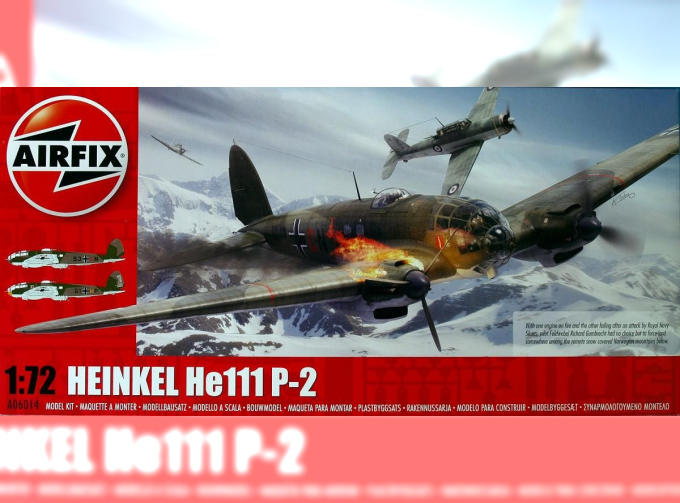 Сборная модель Немецкий бомбардировщик Heinkel He-111 P2