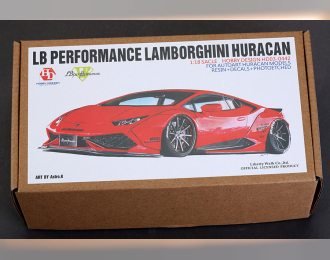 Конверсионный набор LB Performance Lamborghini Huracan для моделей Autoart Huracan Wide Body Kit(Resin+PE+Decals+Metal parts)